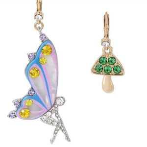 betsey johnson fairy earrings